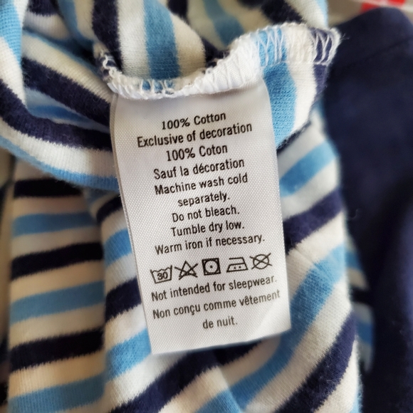 Janie and Jack Striped Boy's One Piece - Picture 4 of 6